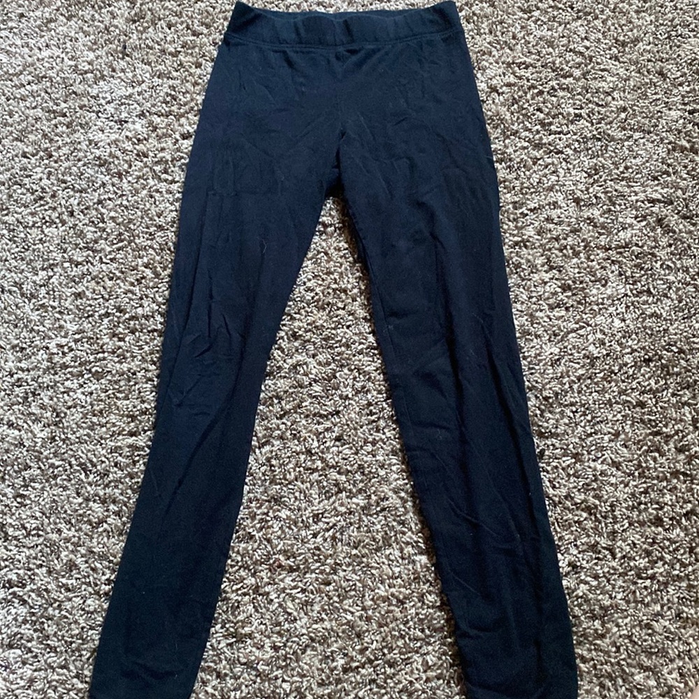 Size small pink leggings black